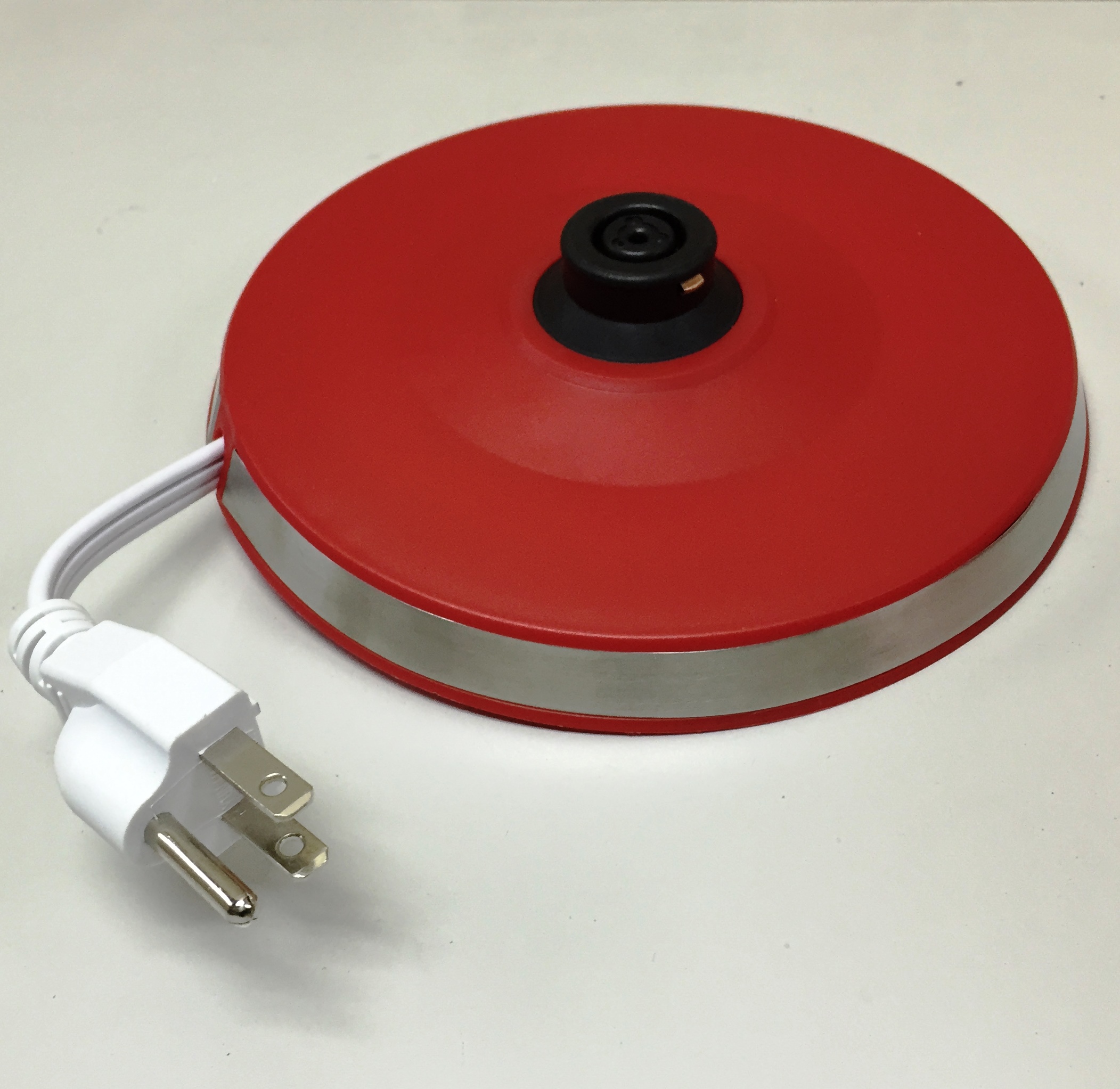 Teapot Ceramic Electric Kettle Warm Plate, Red Polka Dot Decor, Gift